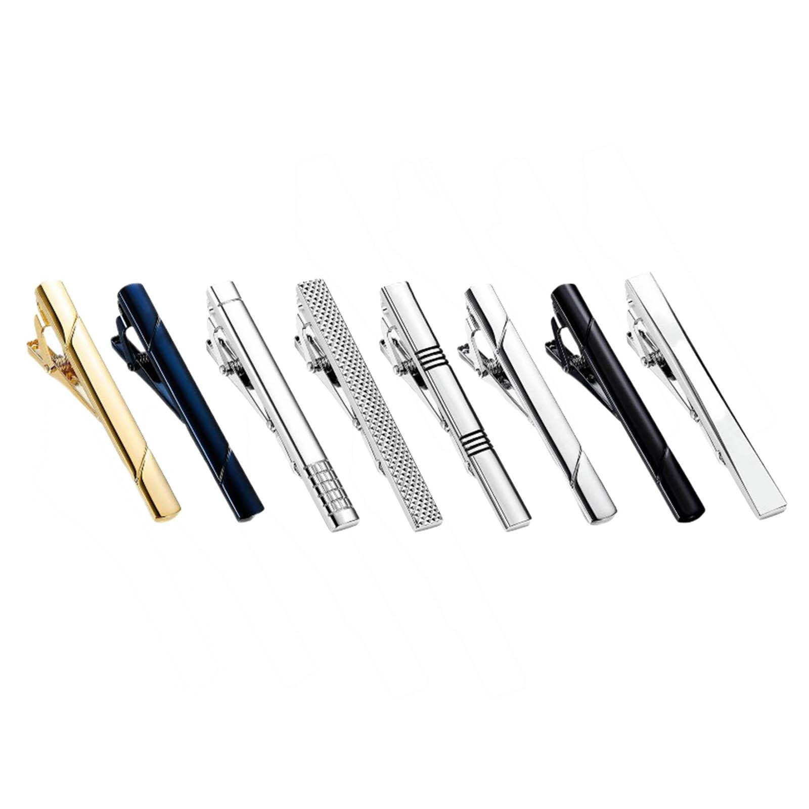 8x Krawattenklammern, einfache – Tie Bar Set Gift Bewertung und Preis