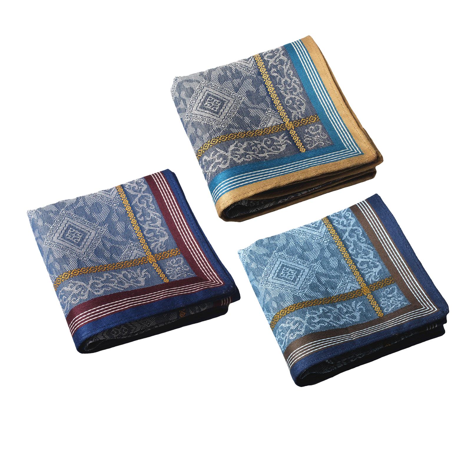 3er-Set Einstecktücher aus Bau – Handkerchief Cotton Men Bewertung und Preis