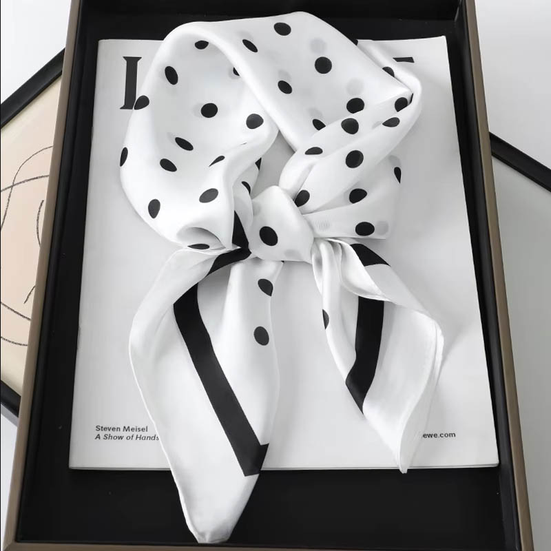 Luxus Dame Haar Dot Schal Weib – Scarf Silk Square Bewertung und Preis