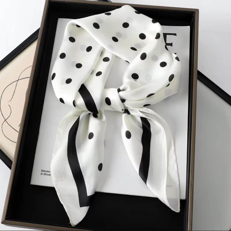 Luxus Dame Haar Dot Schal Weib – Scarf Silk Square Bewertung und Preis